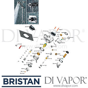 Bristan Quadrant Shower Valve Spare Parts - BR DV 257